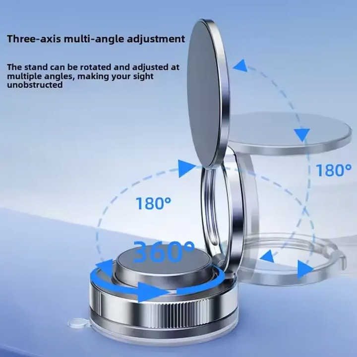 360° Rotatable Magnetic Phone Stand with 3 - Axis Multi - Angle Adjustable Design - Emirati Elegance