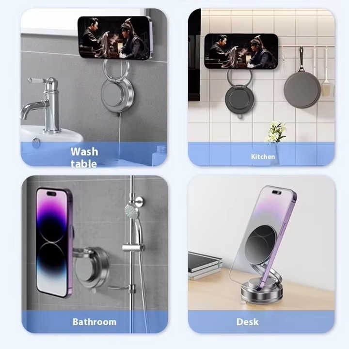 360° Rotatable Magnetic Phone Stand with 3 - Axis Multi - Angle Adjustable Design - Emirati Elegance