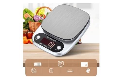 Digital Kitchen Weighing Scale – High Precision LCD Display for Cooking, Baking & Meal Prep - Emirati Elegance