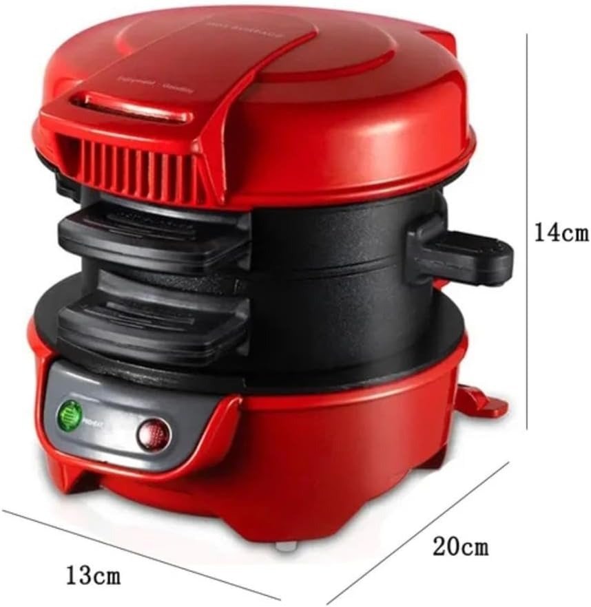 Double Layer Electric Burger Maker – Fast Breakfast Sandwich & Hamburger Grill Machine for Home - Emirati Elegance