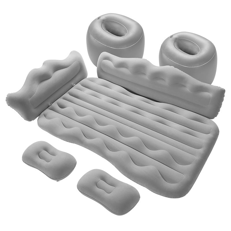 Inflatable Car Air Mattress – Portable Back Seat Travel Bed with Pillows for SUV & Sedan - Emirati Elegance