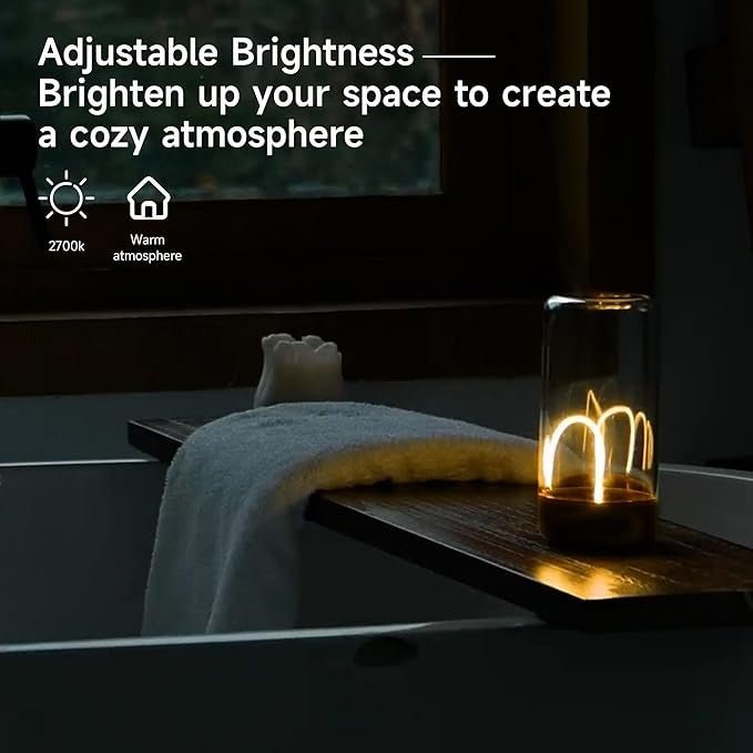 Interactive LED Table Lamp with Shake Sensor – Fun and Stylish Light for Office, Bedside & Decor - Emirati Elegance