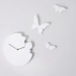 Modern 3D Butterfly Wall Clock - Unique Artistic Design for Home, Office, Bedroom, Living Room Decoration - Emirati Elegance