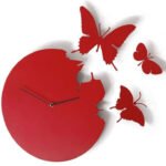 Modern 3D Butterfly Wall Clock - Unique Artistic Design for Home, Office, Bedroom, Living Room Decoration - Emirati Elegance