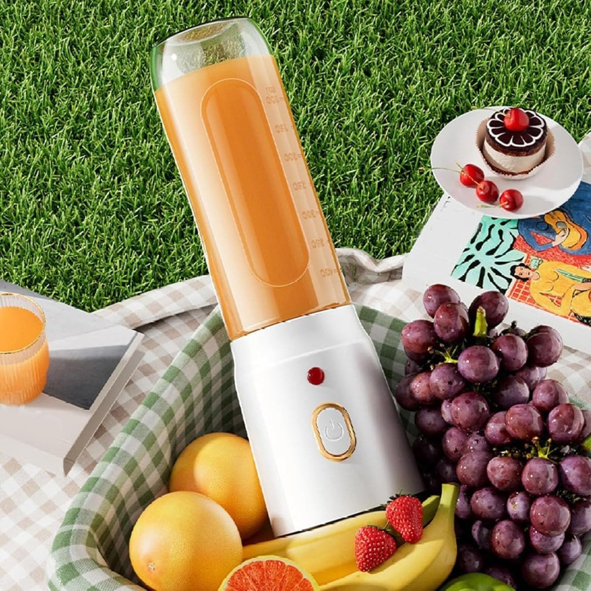 Portable High - Speed Blender – Rechargeable Smoothie Maker for Fresh Juices, Shakes & Healthy Drinks - Emirati Elegance