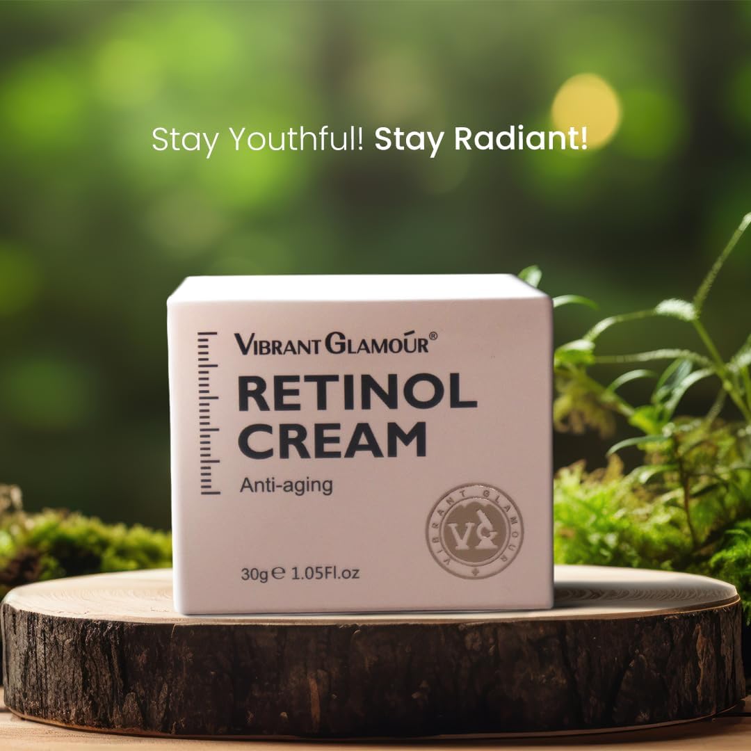 Vibrant Glamour Retinol Cream – Anti - Aging Moisturizer for Radiant, Youthful Skin (30g) - Emirati Elegance